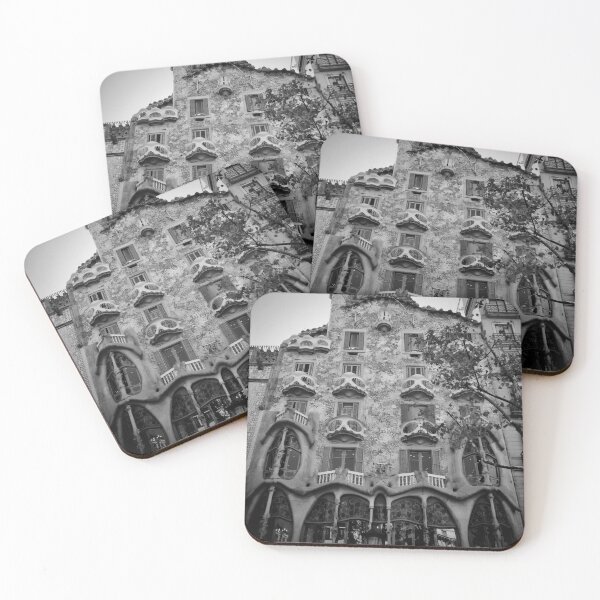 Item preview, Barcelona Gaudi Casa Batllo Black And White designed and sold by MoAndPaul-.