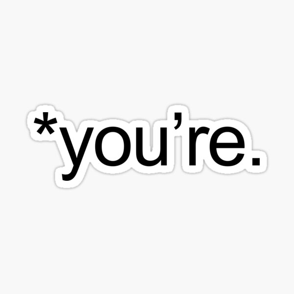 Item preview, You're Grammar designed and sold by maniacfitness.