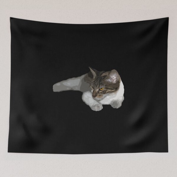Item preview, strange looking cat designed and sold by ricobarinas.