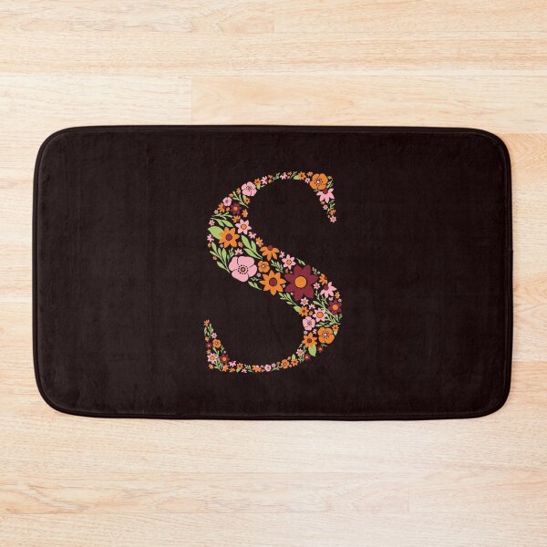 Item preview, Retro Floral Letter S designed and sold by zeljkica.