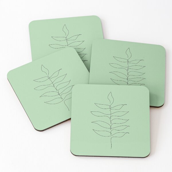 Item preview, Spring Fern Plant Design (Pocket-Sized Design and Green Background) designed and sold by somewhereartsy.