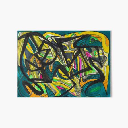 Multicoloured abstract design Art Board Print