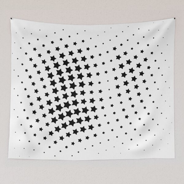 Item preview, Black Stars Pattern, Art Graphic designed and sold by FETtees.