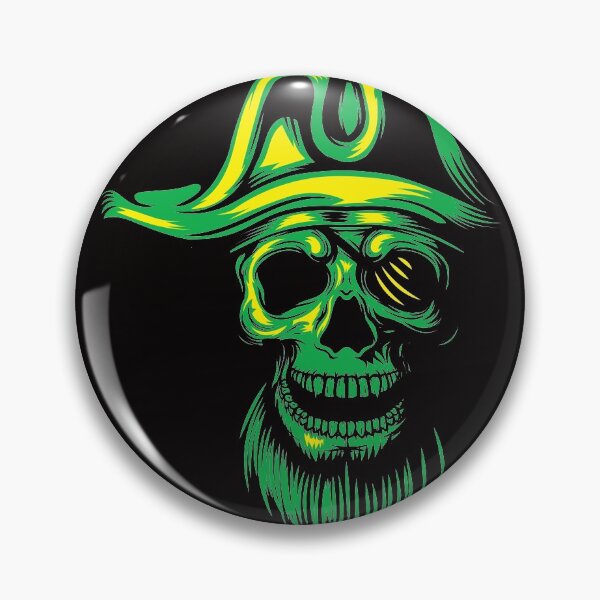 Item preview, Green Skull Pirate designed and sold by Eskitus Fashion.