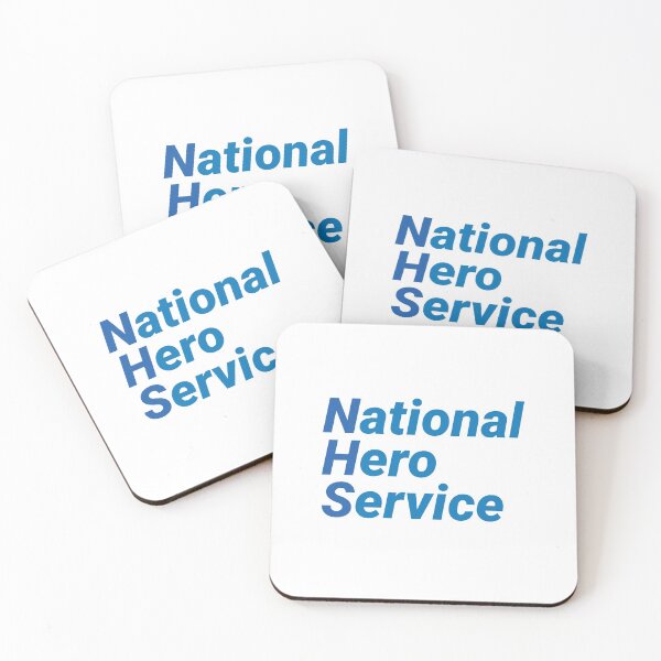 Item preview, National Hero Service - Blue designed and sold by Civil-Woke.