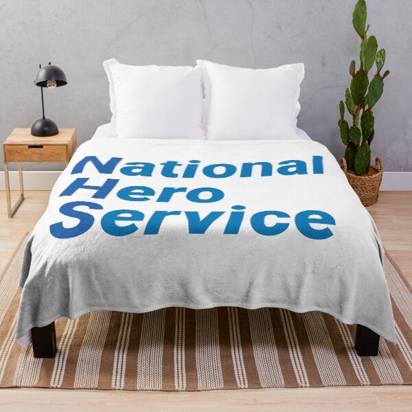 Item preview, National Hero Service - Blue designed and sold by Civil-Woke.