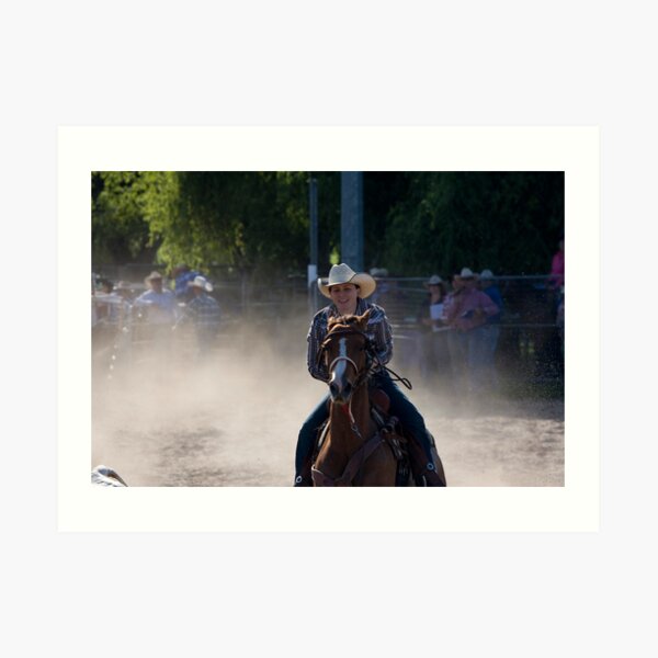 Moruya Rodeo New Years Day 2012 Art Print