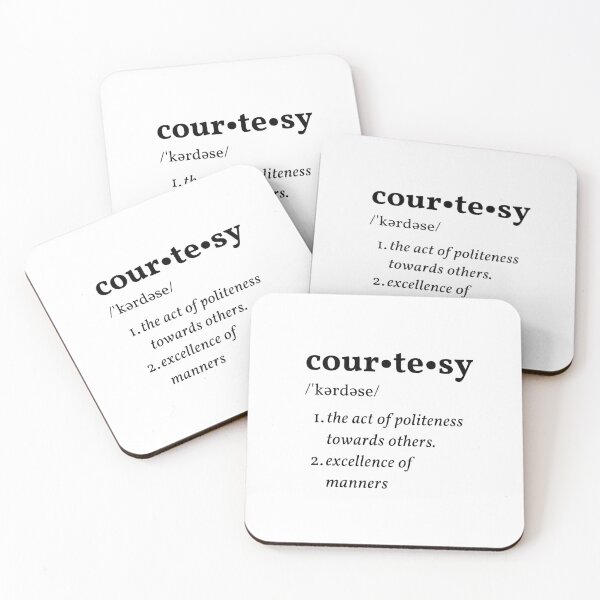 Item preview, Courtesy Dictionary Definition - Black designed and sold by ryanwfraser.