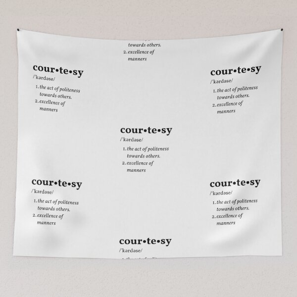 Item preview, Courtesy Dictionary Definition - Black designed and sold by ryanwfraser.