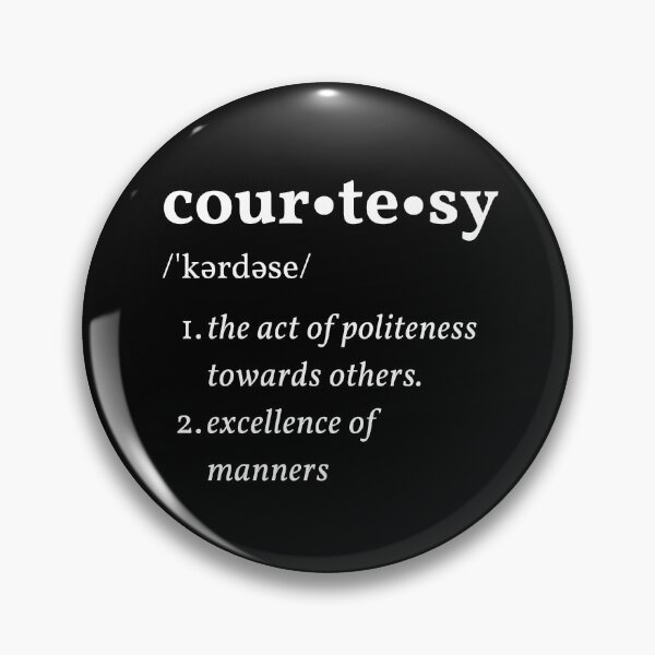 Item preview, Courtesy Dictionary Definition - White designed and sold by ryanwfraser.