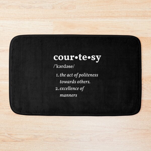 Item preview, Courtesy Dictionary Definition - White designed and sold by ryanwfraser.