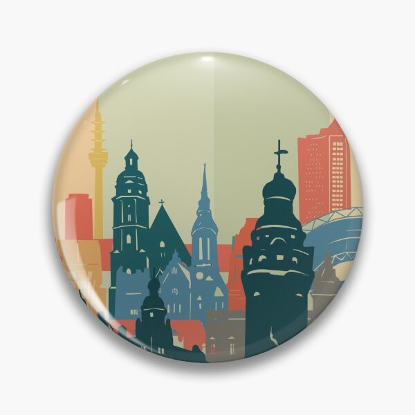 Item preview, leipzig skyline designed and sold by BekimART2.