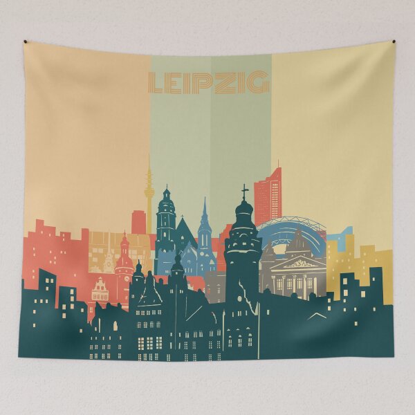 Item preview, leipzig skyline designed and sold by BekimART2.