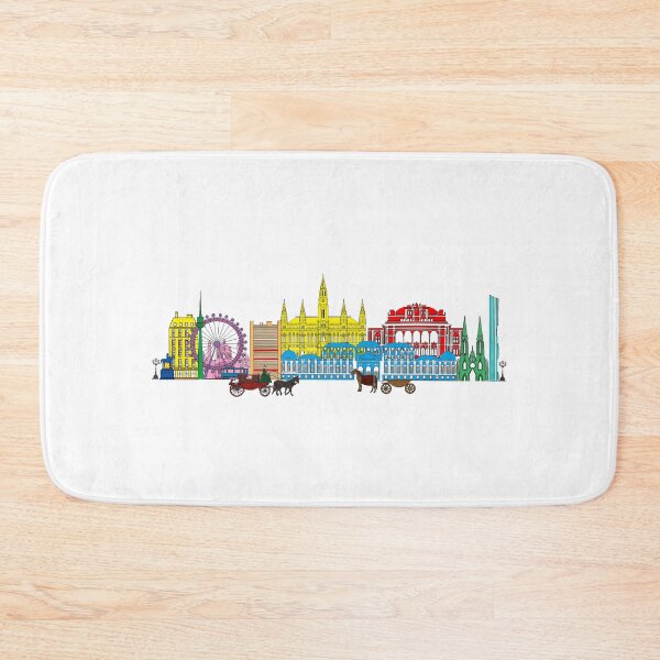 Item preview, Vienna buildings designed and sold by KitCatCards.