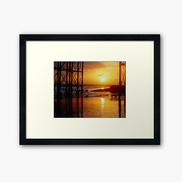 Beneath the Palace Pier Framed Art Print