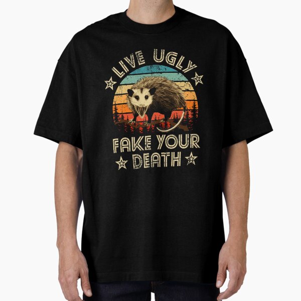 Item preview, Possum Live Ugly Fake Your Death Funny Vintage designed and sold by Humerus1.