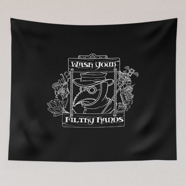 Item preview, Wash Your Filthy Hands(Inverse) designed and sold by HGraceful.