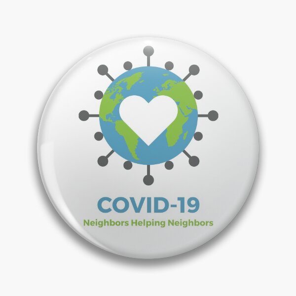 Item preview, "Neighbors Helping Neighbors" - COVID-19 CORONAVIRUS SUPPORT designed and sold by crossmark.