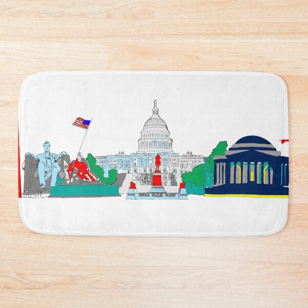 Item preview, Washington buildings designed and sold by KitCatCards.