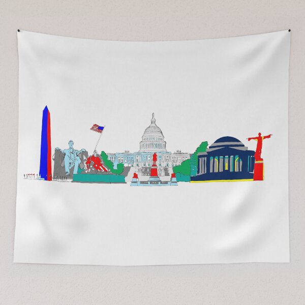Item preview, Washington buildings designed and sold by KitCatCards.