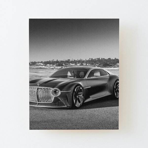 The Future of Luxury Motoring Wood Mounted Print