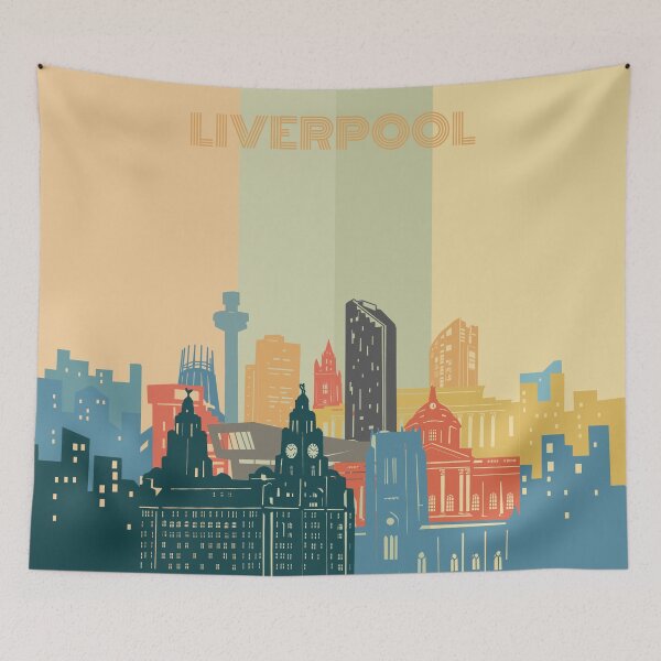 Item preview, liverpool skyline designed and sold by BekimART2.