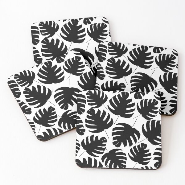 Item preview, Black & White Monstera designed and sold by amayabrydon.