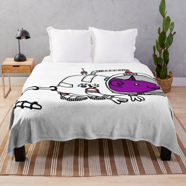 Item preview, Space Commander Purple Rat designed and sold by ellenhenry.