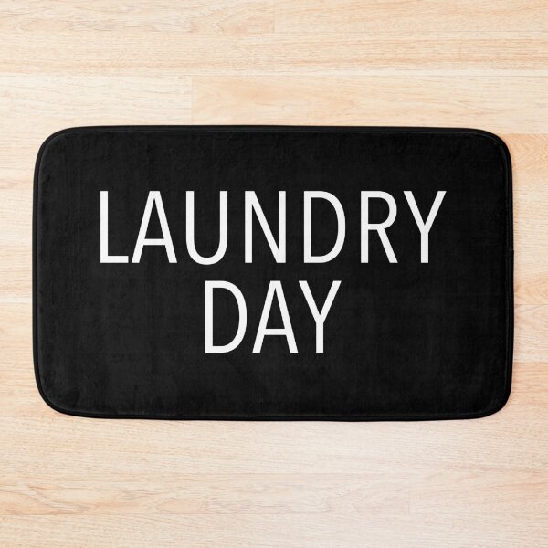 Item preview, Laundry Day (white text) designed and sold by rukhimonster.