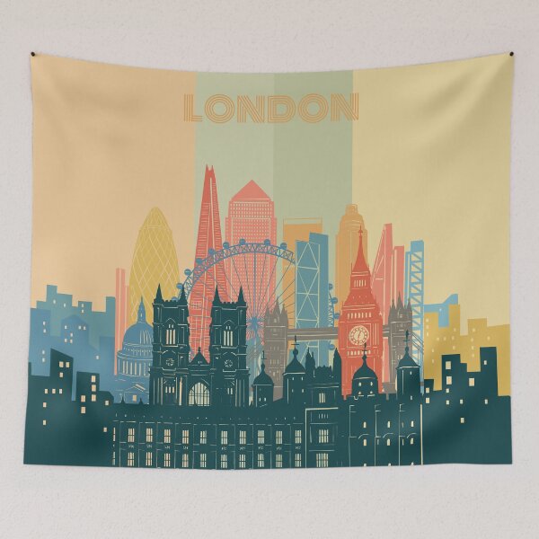 Item preview, london skyline designed and sold by BekimART2.