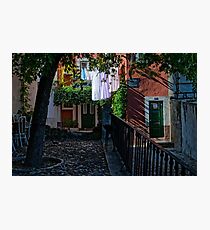 The last shafts of sunlight, Lisbon, Portugal Photographic Print