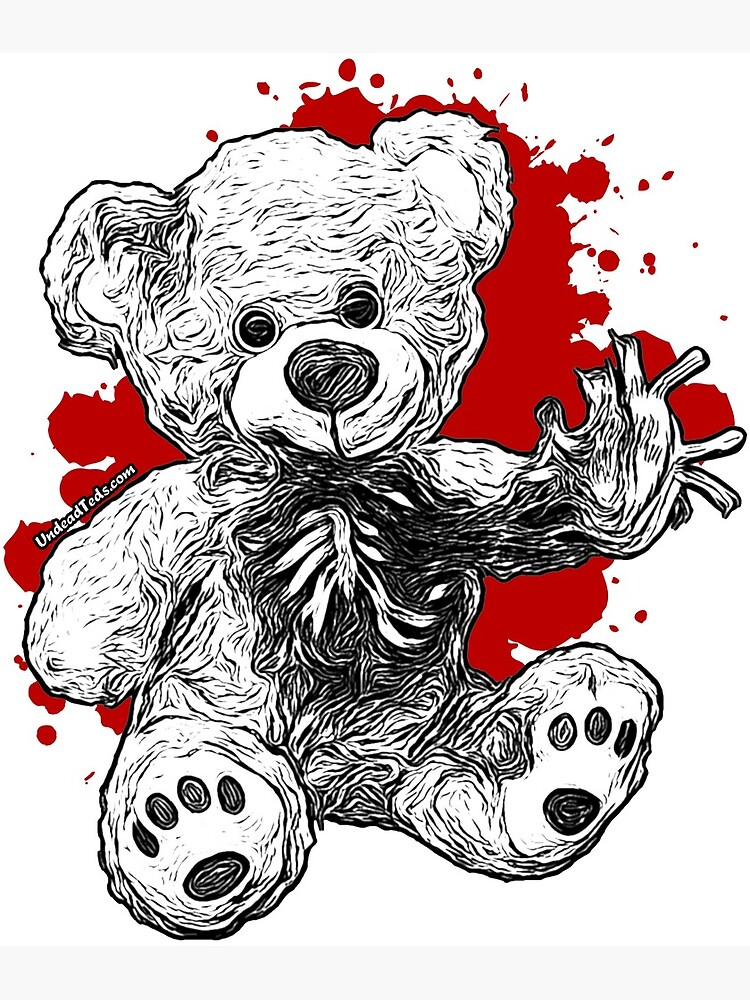 zombie valentine bear