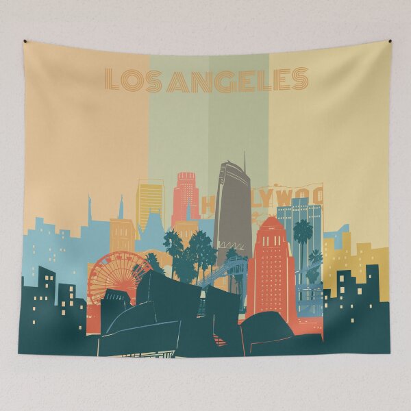 Item preview, los angeles skyline designed and sold by BekimART2.