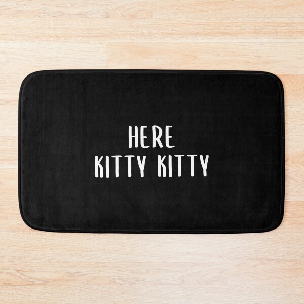 Item preview, Here Kitty Kitty (Black) designed and sold by quoteedesigns.
