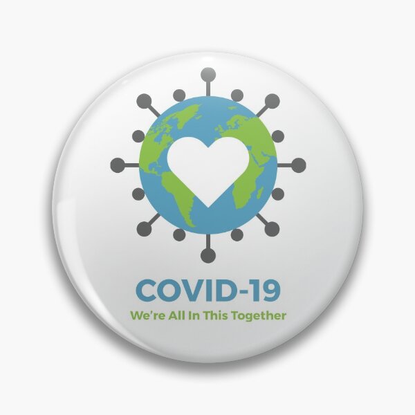 Item preview, "We're All In This Together" - COVID-19 CORONAVIRUS SUPPORT designed and sold by crossmark.