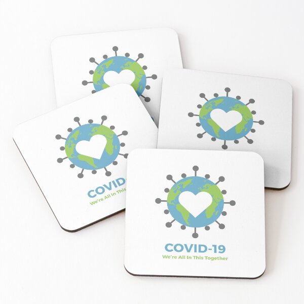 Item preview, "We're All In This Together" - COVID-19 CORONAVIRUS SUPPORT designed and sold by crossmark.