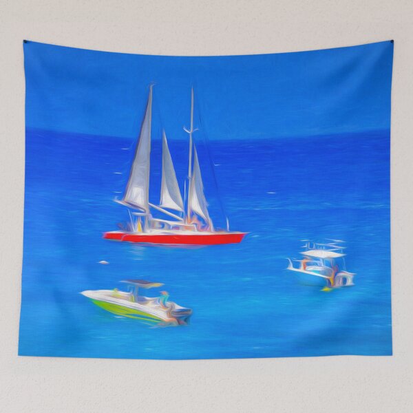 Item preview, Caribbean Catamaran Art designed and sold by Londonimages.