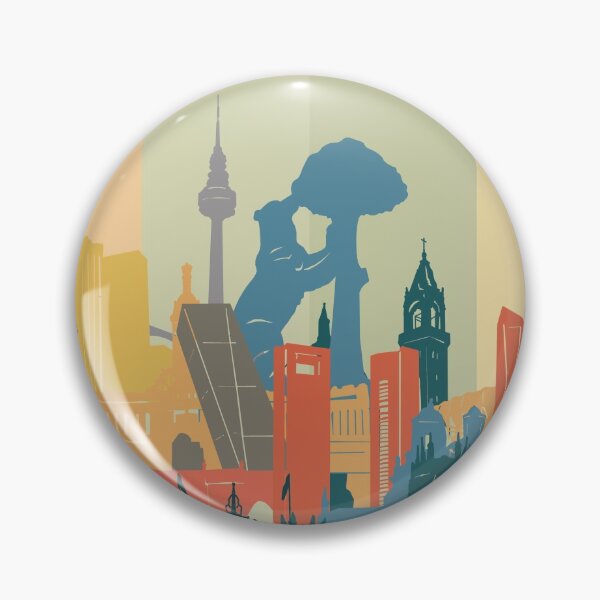 Item preview, madrid skyline designed and sold by BekimART2.