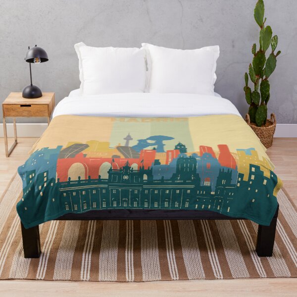Aperçu de l'œuvre Skyline de Madrid créée et vendue par BekimART2.