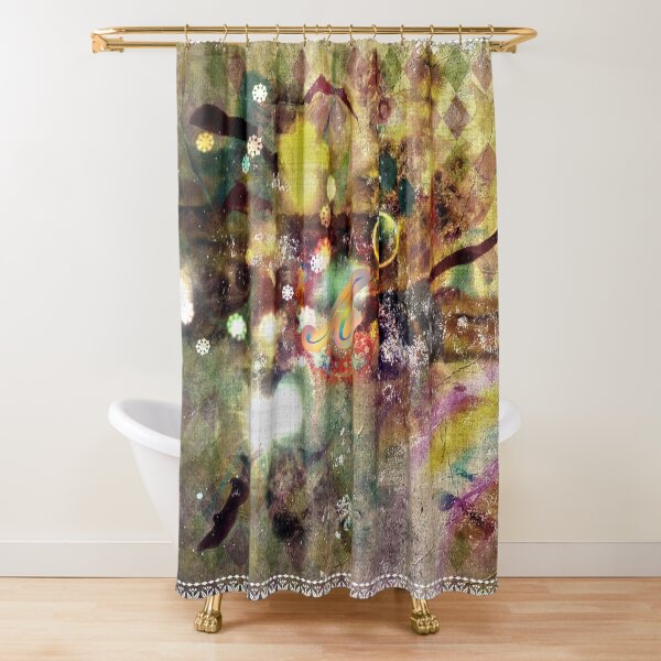 Letter Shower Curtain