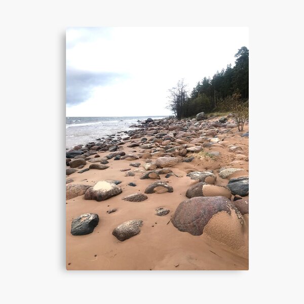 stones & beach Canvas Print