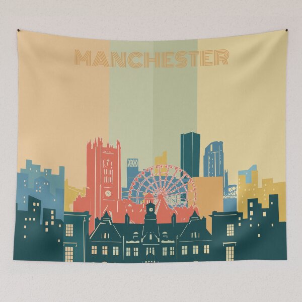 Item preview, manchester skyline designed and sold by BekimART2.