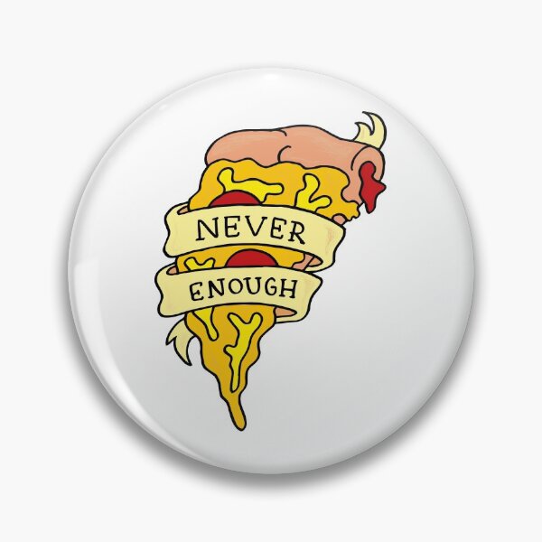 Item preview, Never Enough Pizza - Traditional tattoo designed and sold by 86Gaz.