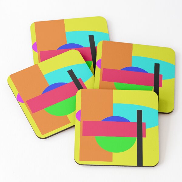 Item preview, Colorful pop-art shapes designed and sold by from Carbonizzo.