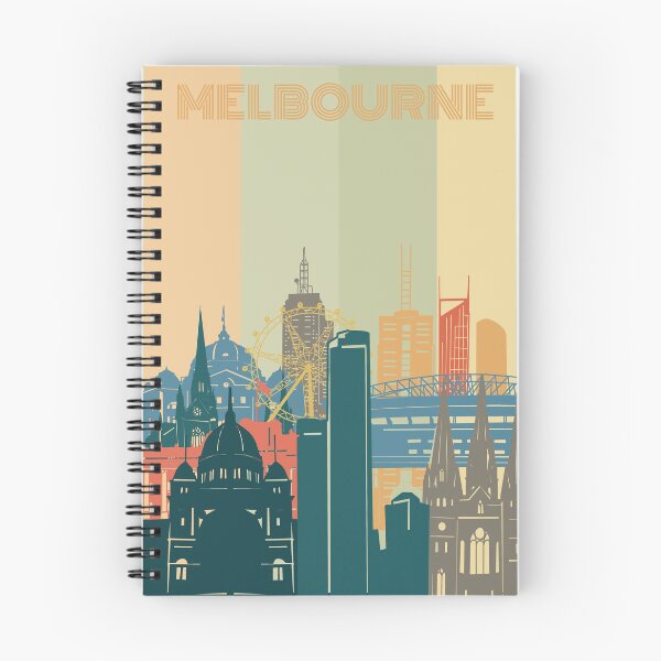 Artikelvorschau, Melbourne Skyline entworfen und verkauft von BekimART2.