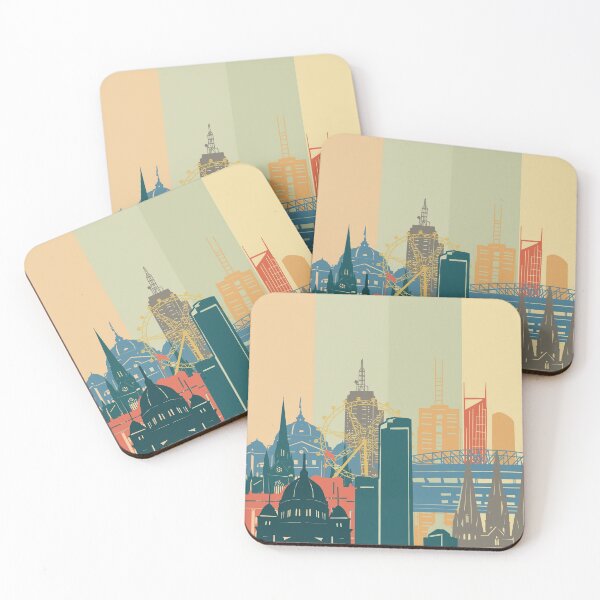 Item preview, melbourne skyline designed and sold by BekimART2.