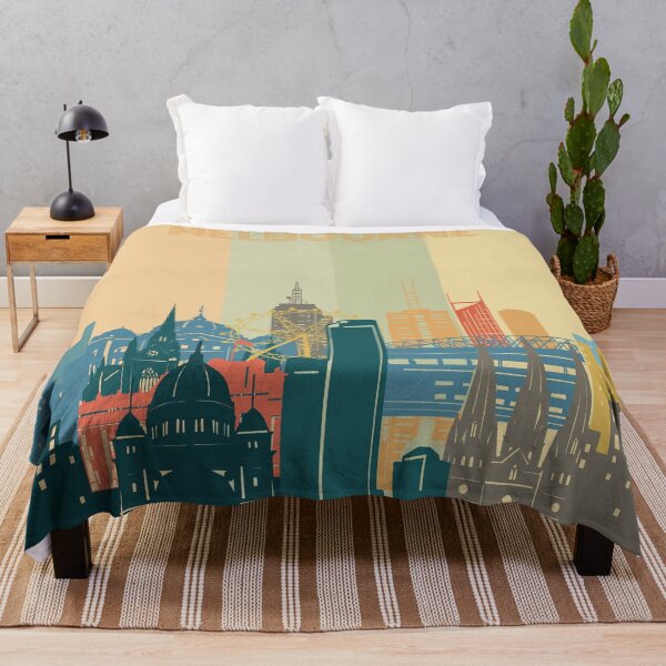 Artikelvorschau, Melbourne Skyline entworfen und verkauft von BekimART2.