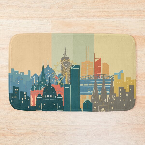 Item preview, melbourne skyline designed and sold by BekimART2.