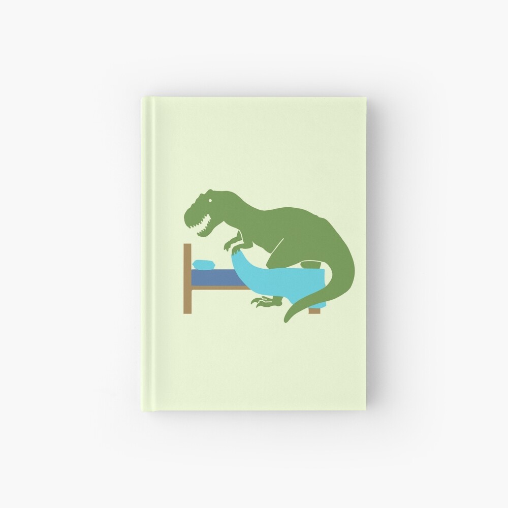 Dinosaurier Macht Sein Bett Sticker Von Violetmorrison Redbubble