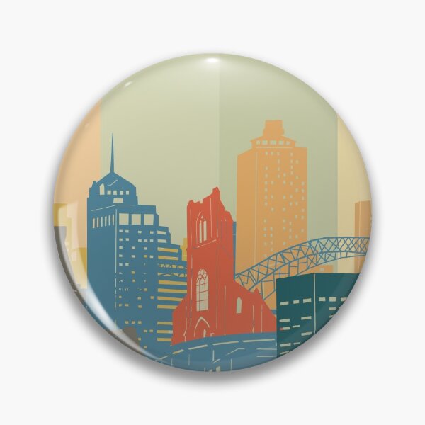 Item preview, memphis skyline designed and sold by BekimART2.